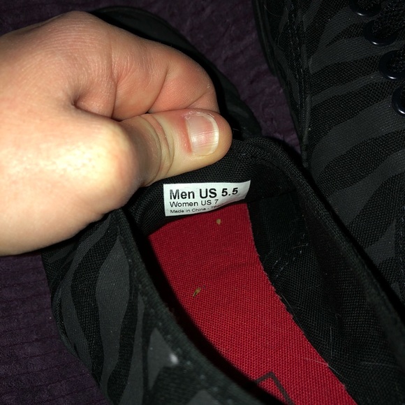 Black Zebra Print VANS NEW - Picture 2 of 4